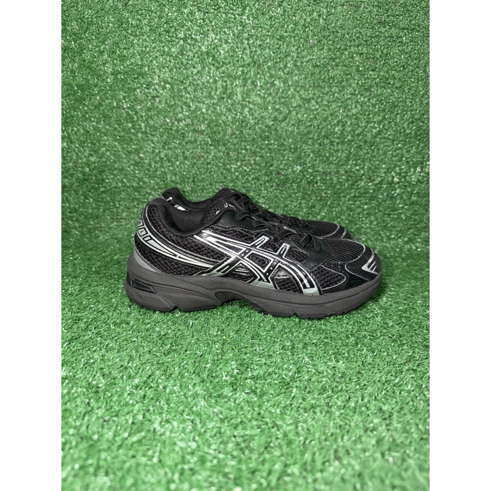 Asics Gel 1130 Youth Kids Size 3 Black Silver Running Shoes Comfort Sneakers
